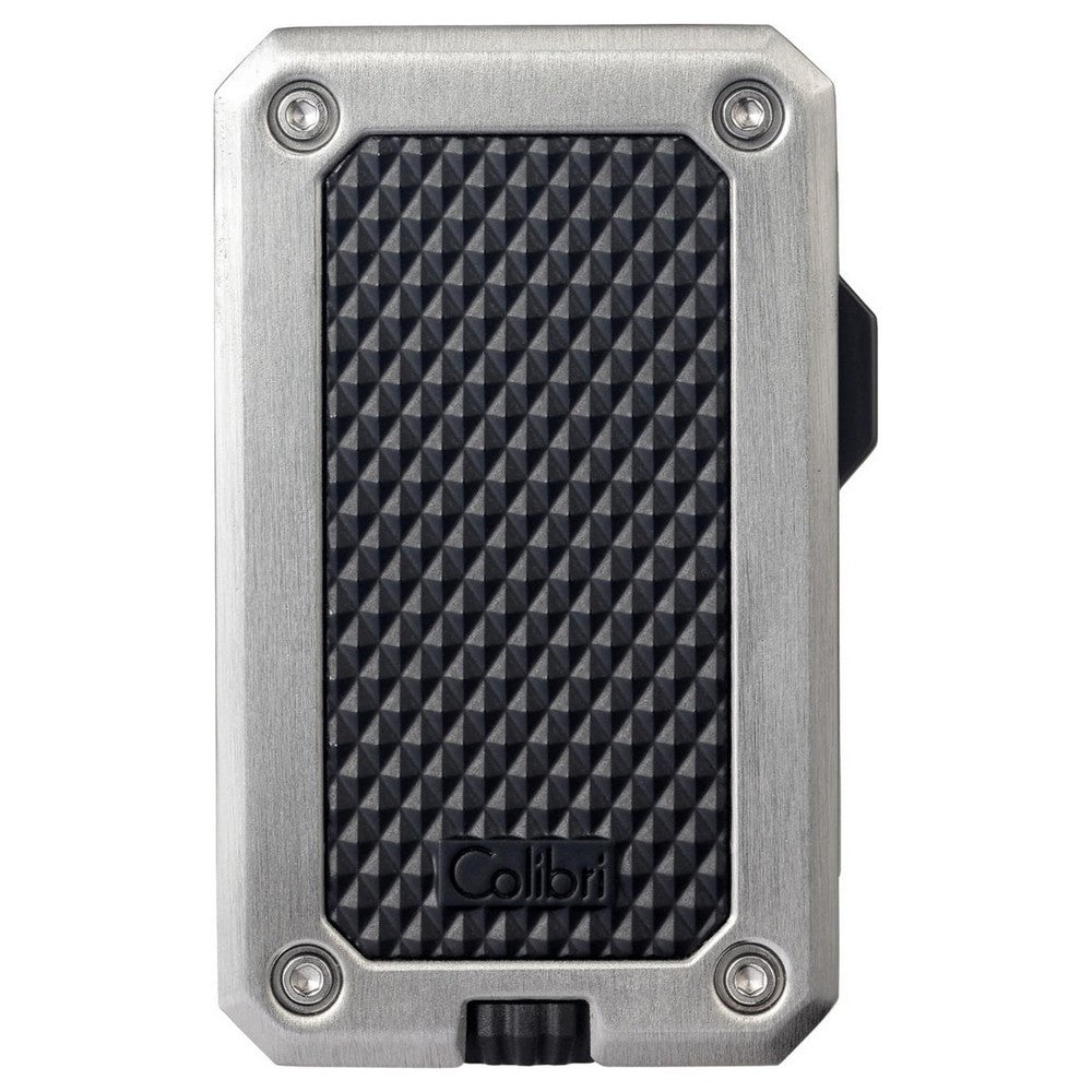 COLIBRI RALLY SORT SØLV mat 1 jet laser lighter - Lighter fra Colibri hos The Prince Webshop