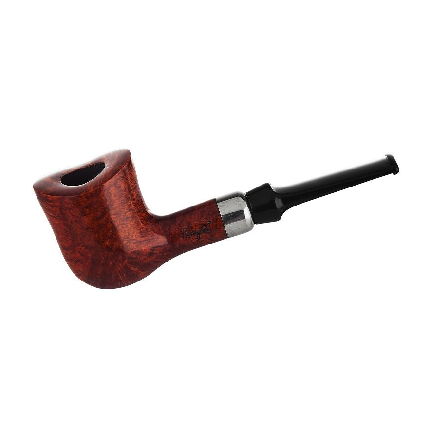 Angelo Freehand Pibe - Lysbrun Bruyere - Lige med Ring - Pibe fra Angelo hos The Prince Webshop