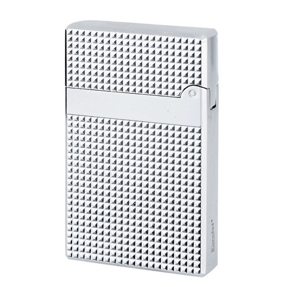 Eurojet Milan Jet Silver Waffle Sten Lighter - Lighter fra Eurojet hos The Prince Webshop
