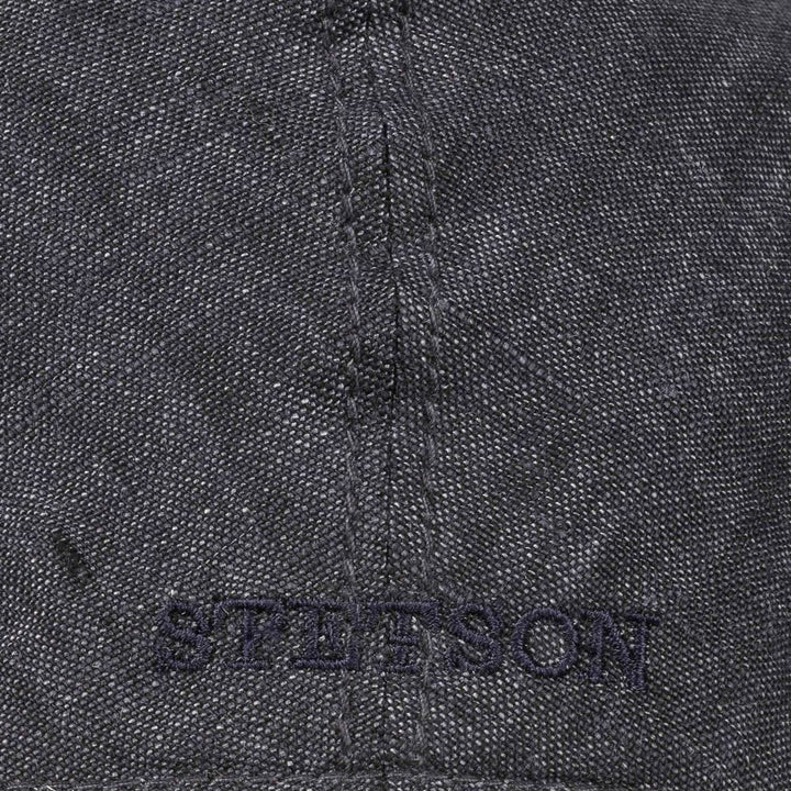 Stetson Ivy Cap Linen Dark Grey - Flat Cap fra Stetson hos The Prince Webshop