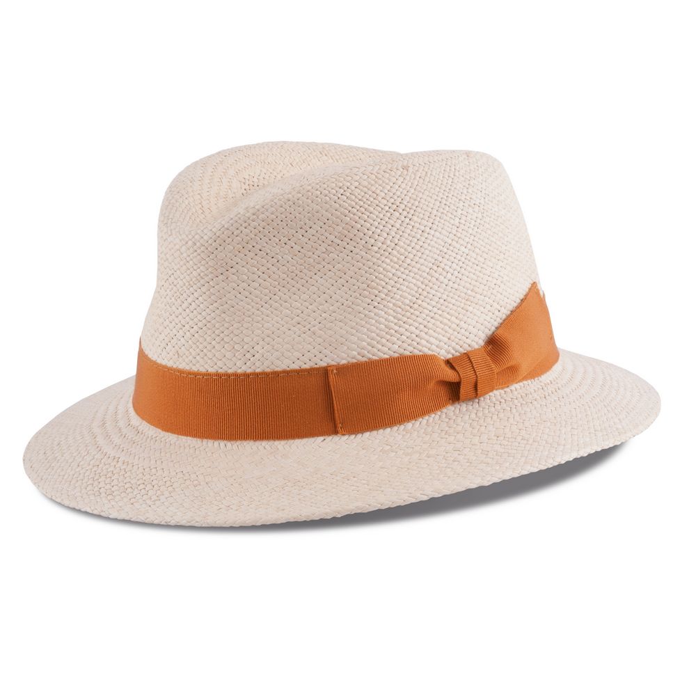 MJM Capai - Ægte Panama Hat - Natur / Curry - Hat fra MJM Hats hos The Prince Webshop