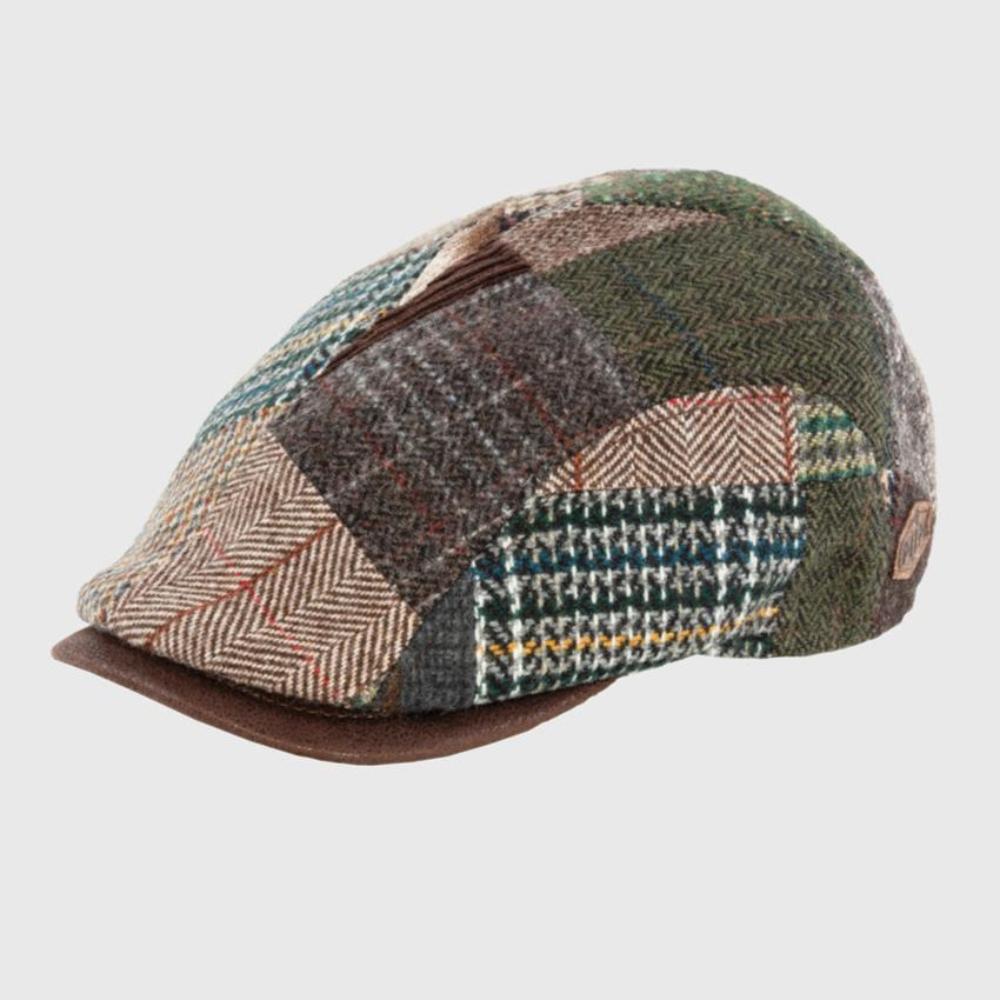 MJM Smart Xtra – 42 Wool Mix - Brown Patch Sixpence - Flat Cap fra MJM Hats hos The Prince Webshop