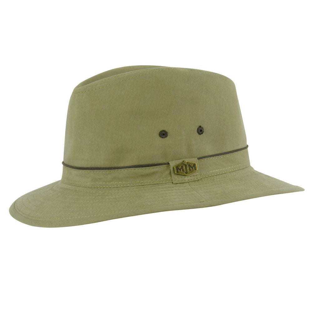 MJM Travel Cotton Mix Olive - Coolmax Sommerhat - Hat fra MJM Hats hos The Prince Webshop