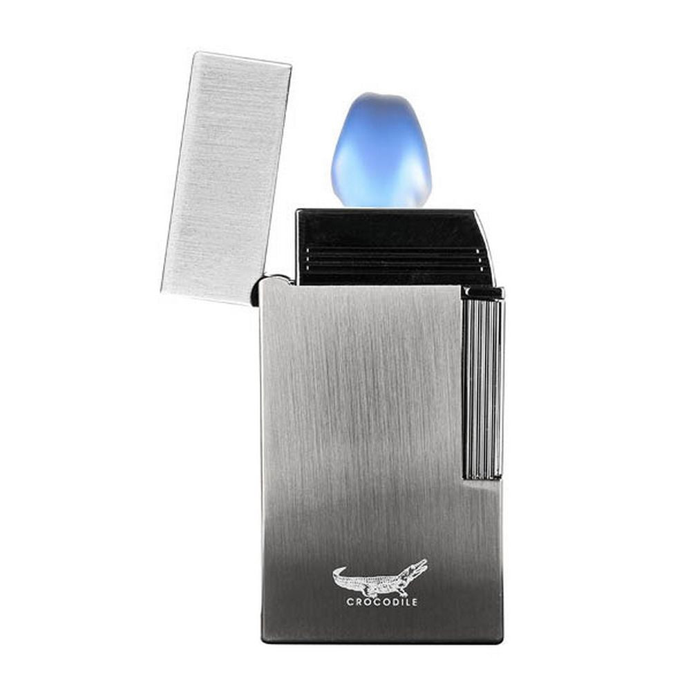 Formula Crocodile Wide Flame Jet Lighter - Brushed Nickel - Lighter fra Formula hos The Prince Webshop