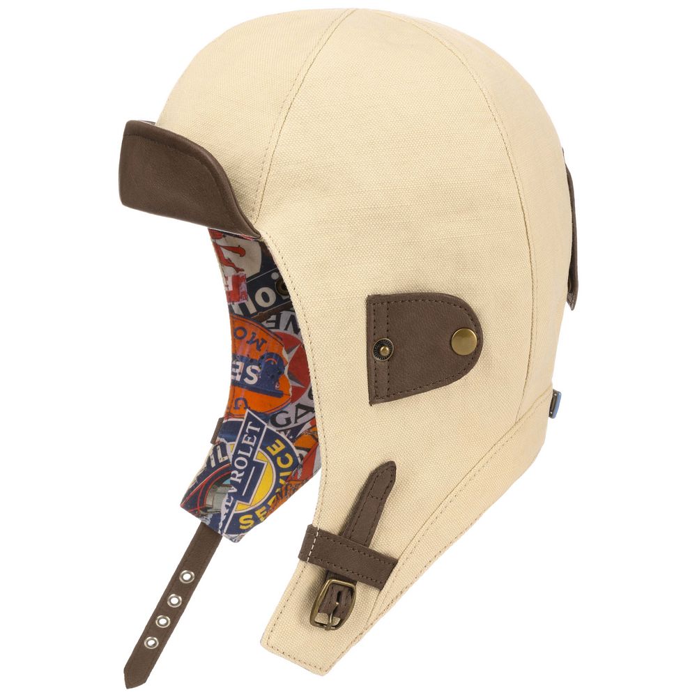 Stetson 65 Vintage Convertible Cap - Bomuld og Linned - S (55 cm) - Hat fra Stetson hos The Prince Webshop