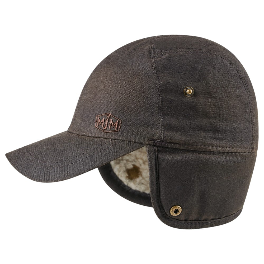 MJM Zwolle EL 10165 – Wax Cotton Oliskin - Baseball Cap fra MJM Hats hos The Prince Webshop