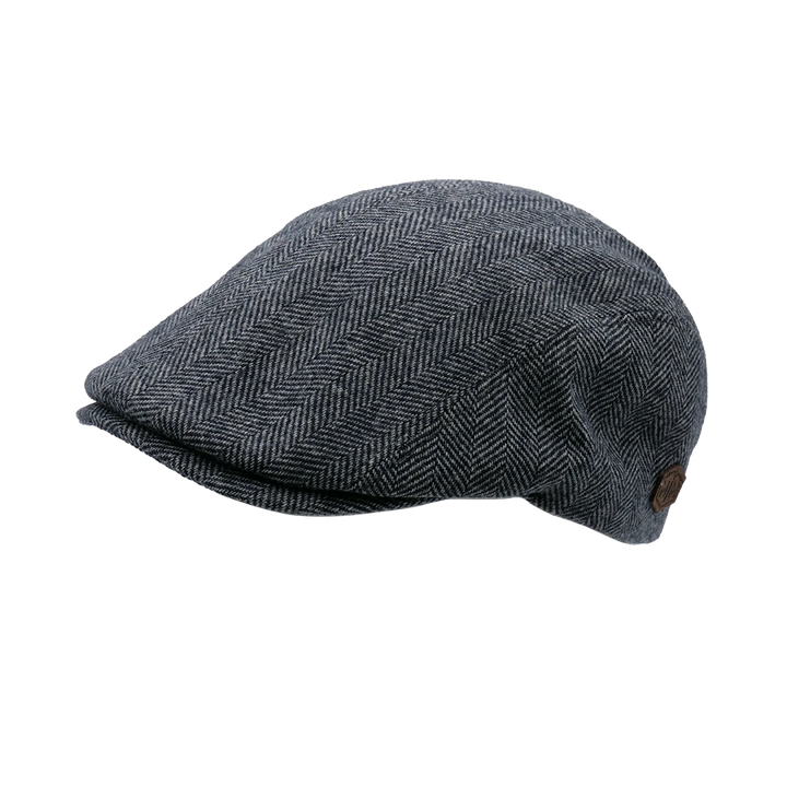 MJM Daffy 3 62 Wool/Cashmere Grey Herringbone Sixpence