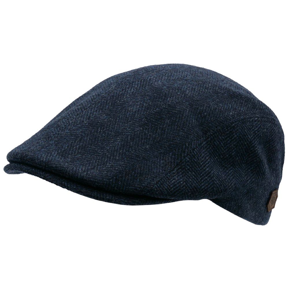 MJM Daffy 3 62 Wool/Cashmere Navy Herringbone Sixpence