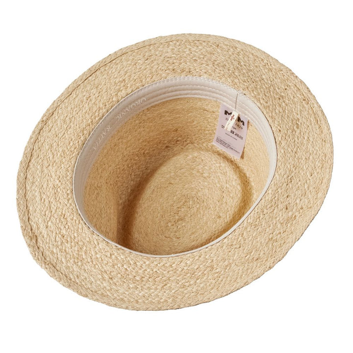 MJM Jake – Organic Raffia Stråhat - Beige - Hat fra MJM Hats hos The Prince Webshop