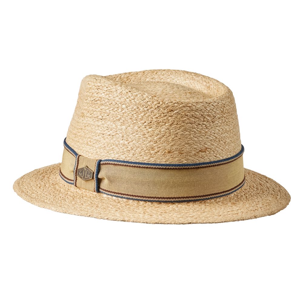 MJM Jake – Organic Raffia Stråhat - Beige - Hat fra MJM Hats hos The Prince Webshop
