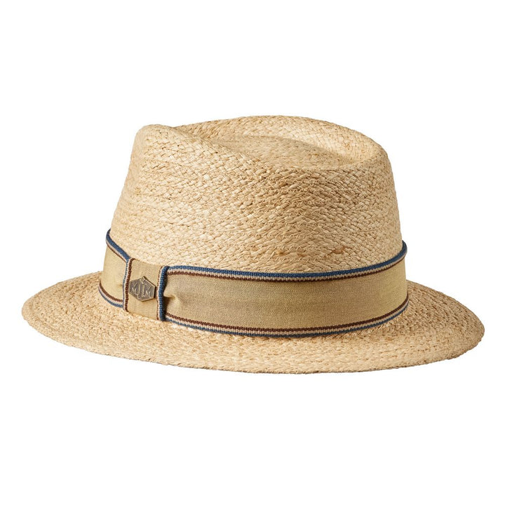 MJM Jake – Organic Raffia Stråhat - Beige - Hat fra MJM Hats hos The Prince Webshop