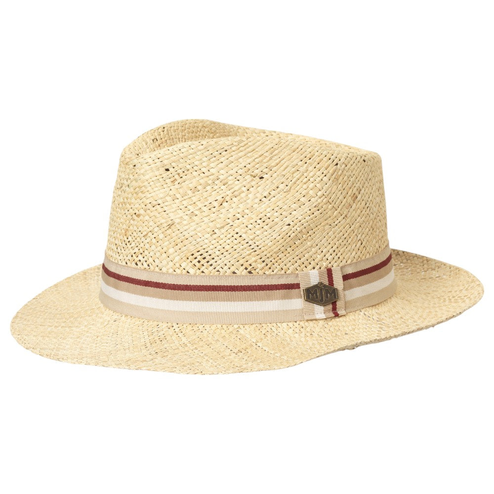 MJM Walther Traveller Strå Hat - Natur Beige - Hat fra MJM Hats hos The Prince Webshop
