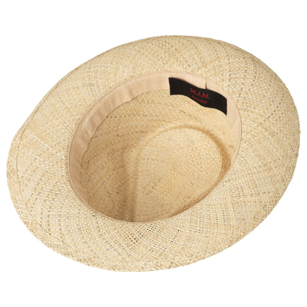 MJM Walther Traveller Strå Hat - Natur Beige - Hat fra MJM Hats hos The Prince Webshop