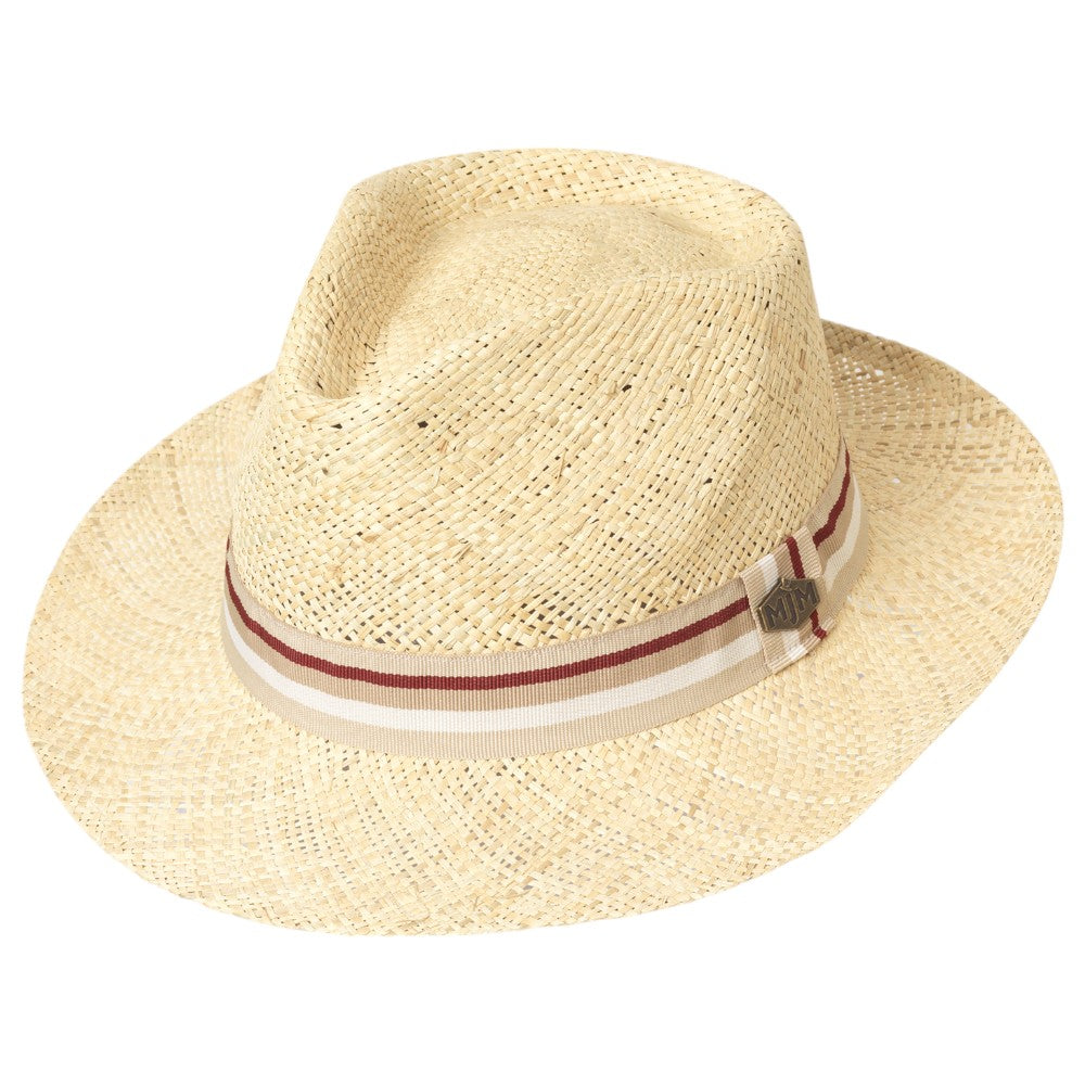 MJM Walther Traveller Strå Hat - Natur Beige - Hat fra MJM Hats hos The Prince Webshop