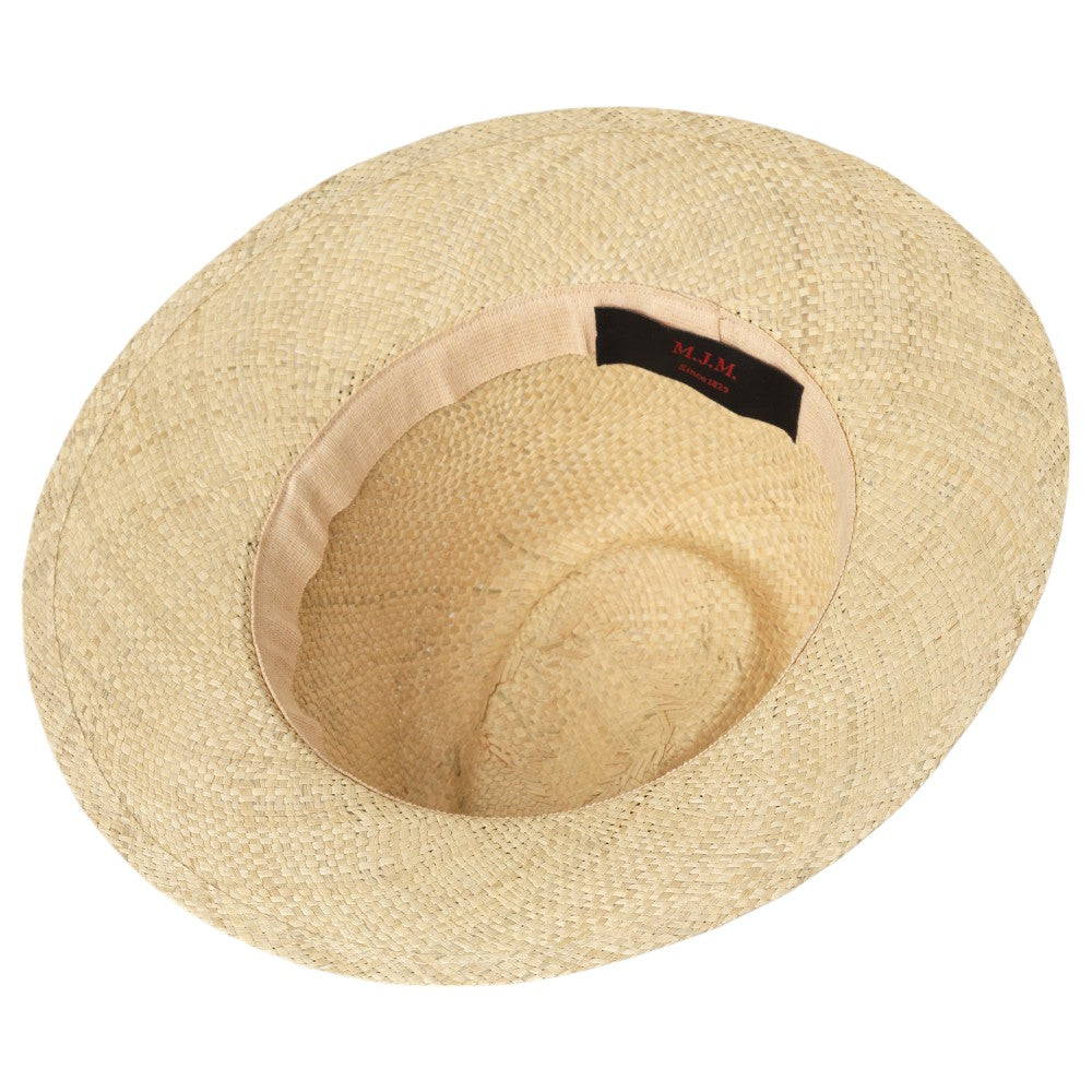 MJM Pelle Traveller Strå Hat - Natur Beige - Hat fra MJM Hats hos The Prince Webshop