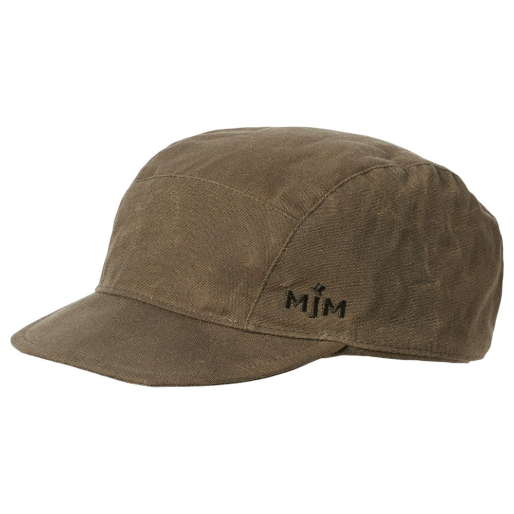 MJM EL Winter Cap – 42 Oiled Cotton - Olive - Army Cap fra MJM Hats hos The Prince Webshop