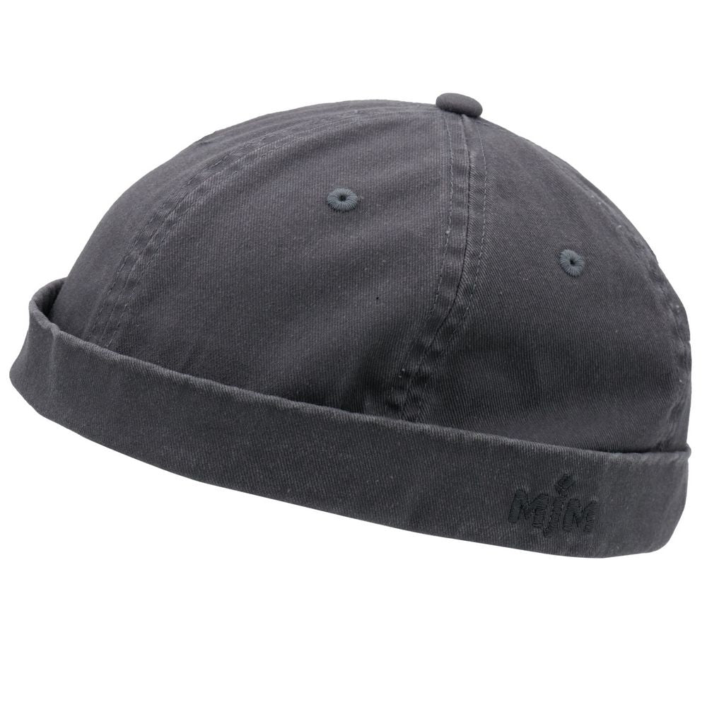 MJM Docker Cap Dyed Cotton Twill - Grå