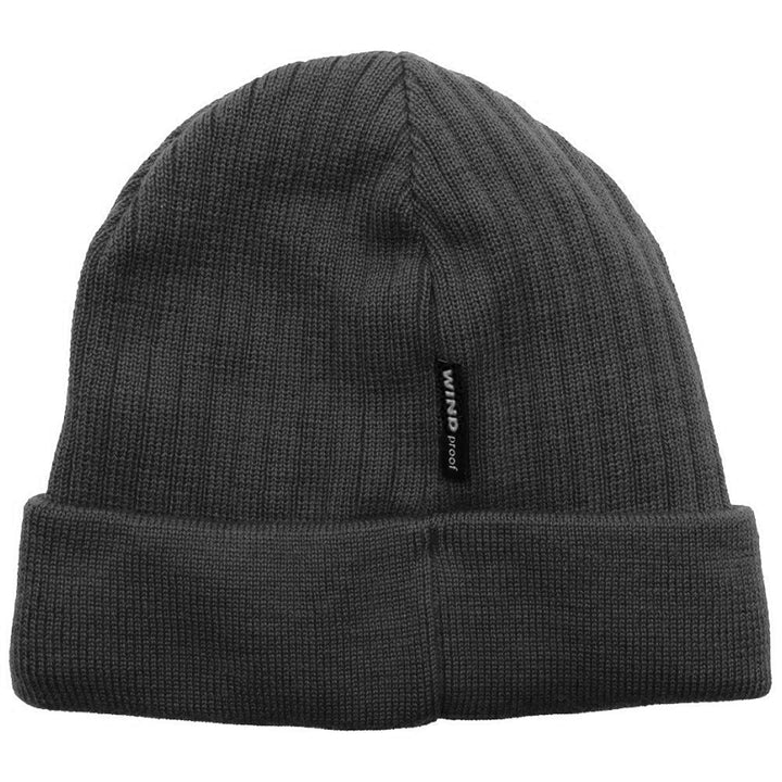 MJM No Wind Beanie i Gråt Uld Mix