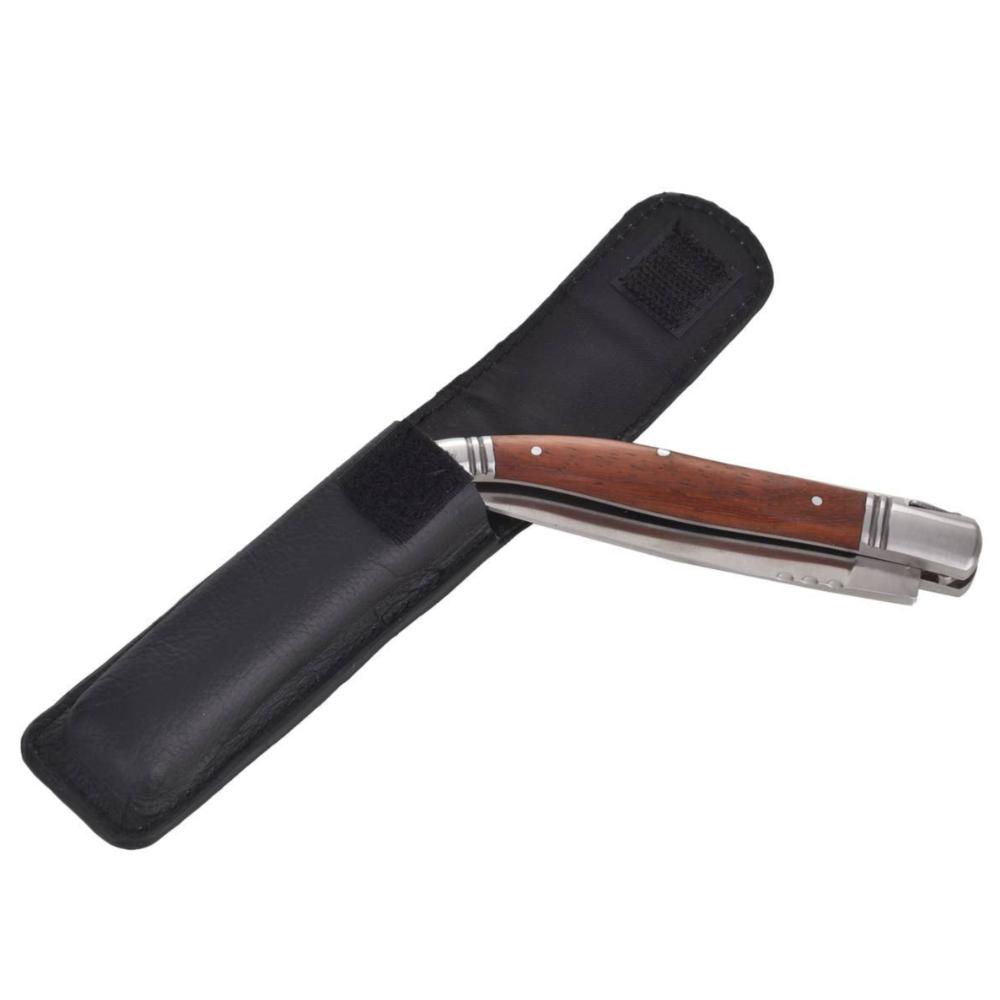 LAGUIOLE HERITAGE Foldekniv med Sort Læderetui - Lommekniv fra LAGUIOLE HERITAGE hos The Prince Webshop