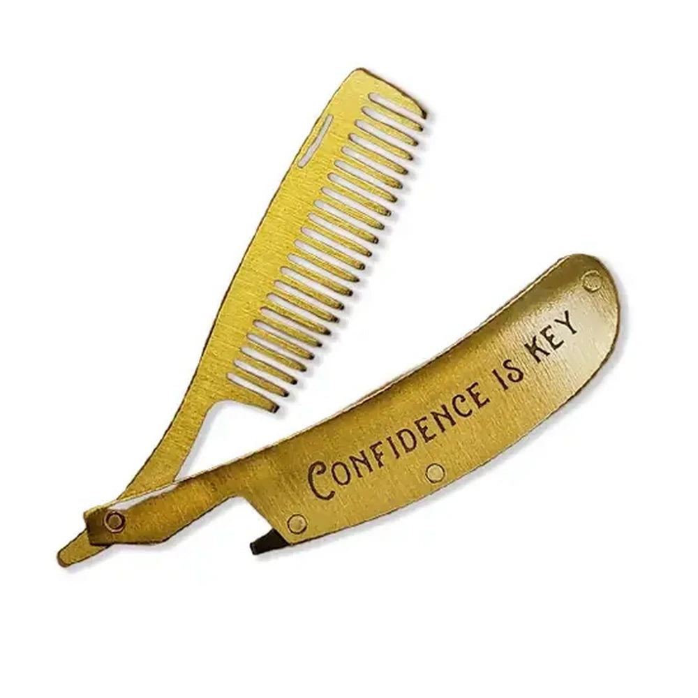Trixie & Milo - Folding Beard & Mustache Comb - Kam fra Trixie & Milo hos The Prince Webshop