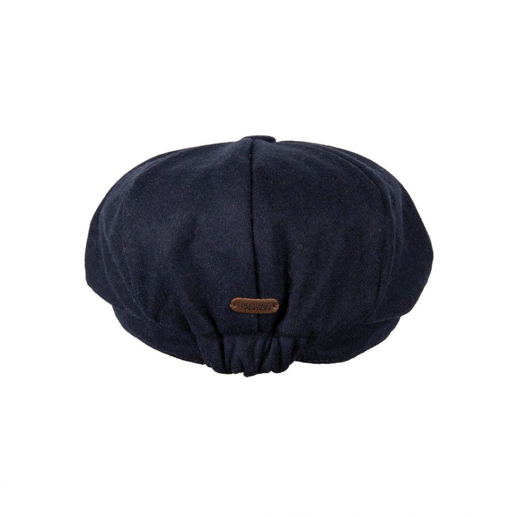 Heritage Tradition Carlyle Felt Newsboy Navy -  fra Heritage Traditions hos The Prince Webshop