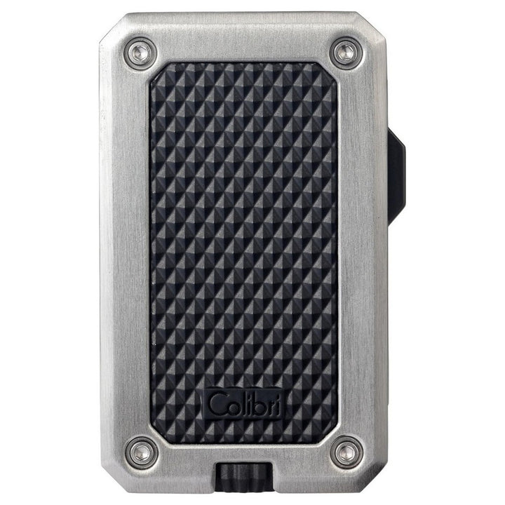 COLIBRI RALLY SORT SØLV mat 1 jet laser lighter - Lighter fra Colibri hos The Prince Webshop