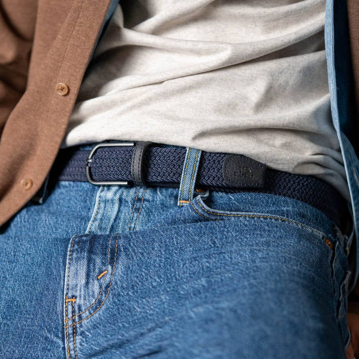 BILLYBELT Deep Water Woven Elastic Belt - Elastisk Komfort Bælte - Bælte fra BILLYBELT hos The Prince Webshop