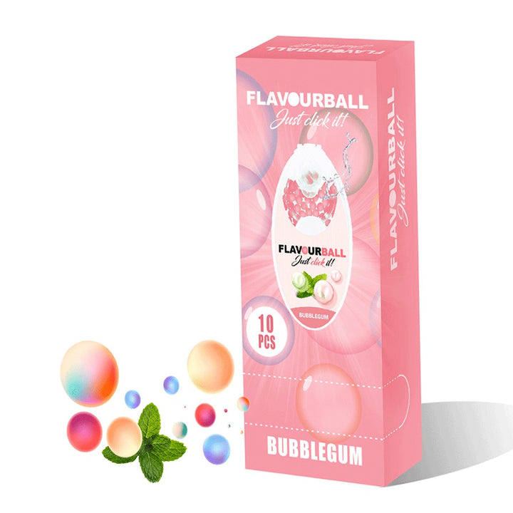 10 x 100 stk Cool Bubblegum Flavour Balls i Pod