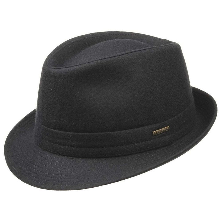 Stetson Black Wool Trilby - 100% Blues Brothers Stil - Trilby Hat fra Stetson hos The Prince Webshop