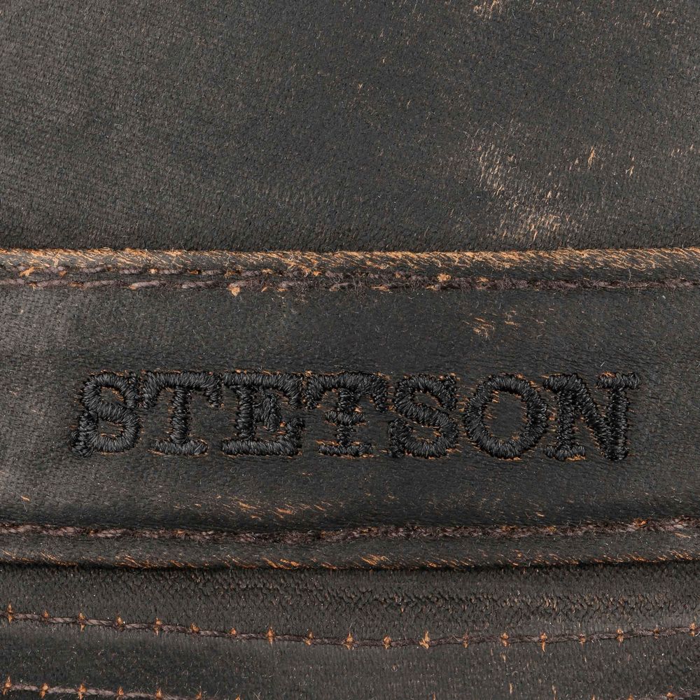 Stetson CO/PES Trilby Hat - Brunt Oilskin Look - Trilby Hat fra Stetson hos The Prince Webshop