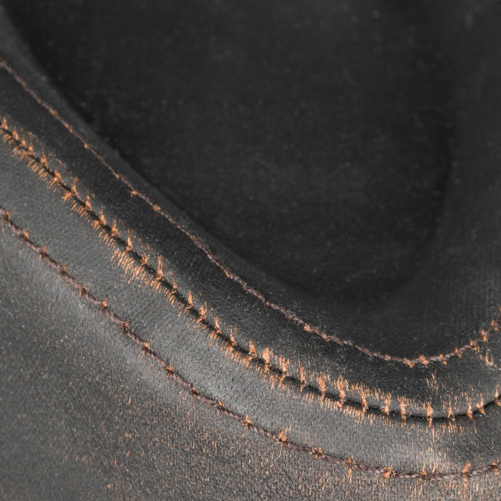 Stetson CO/PES Trilby Hat - Brunt Oilskin Look - Trilby Hat fra Stetson hos The Prince Webshop