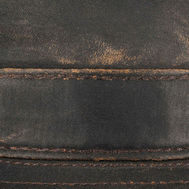 Stetson CO/PES Trilby Hat - Brunt Oilskin Look - Trilby Hat fra Stetson hos The Prince Webshop