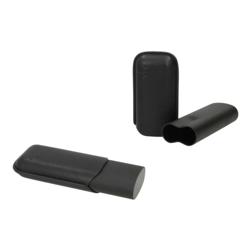 Angelo Cigar Etui - 2 stk. 60 Ring Gauge - Alu / Black
