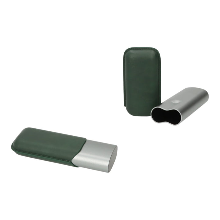 Angelo Cigar Etui - 2 stk. 60 Ring Gauge - Alu / Green