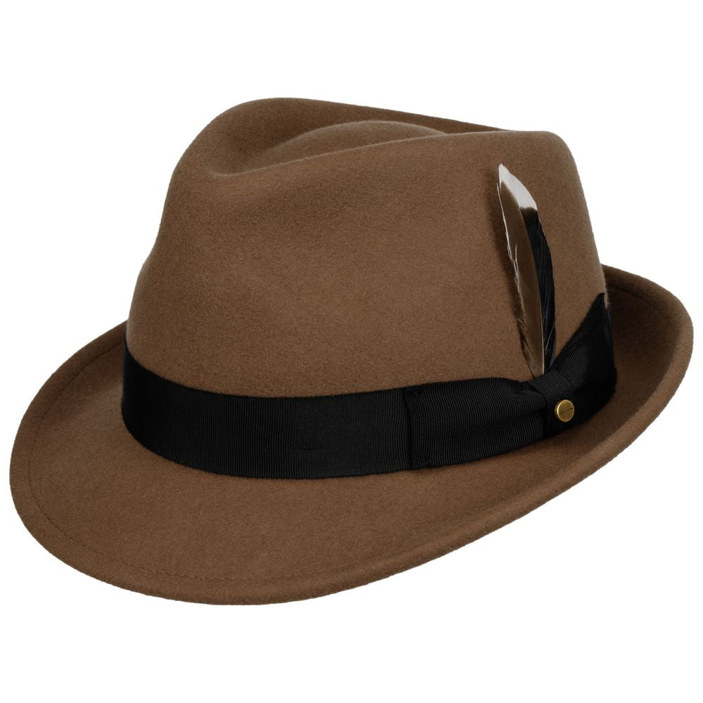 Stetson Woolfelt Trilby Hat - Chestnut - Trilby Hat fra Stetson hos The Prince Webshop