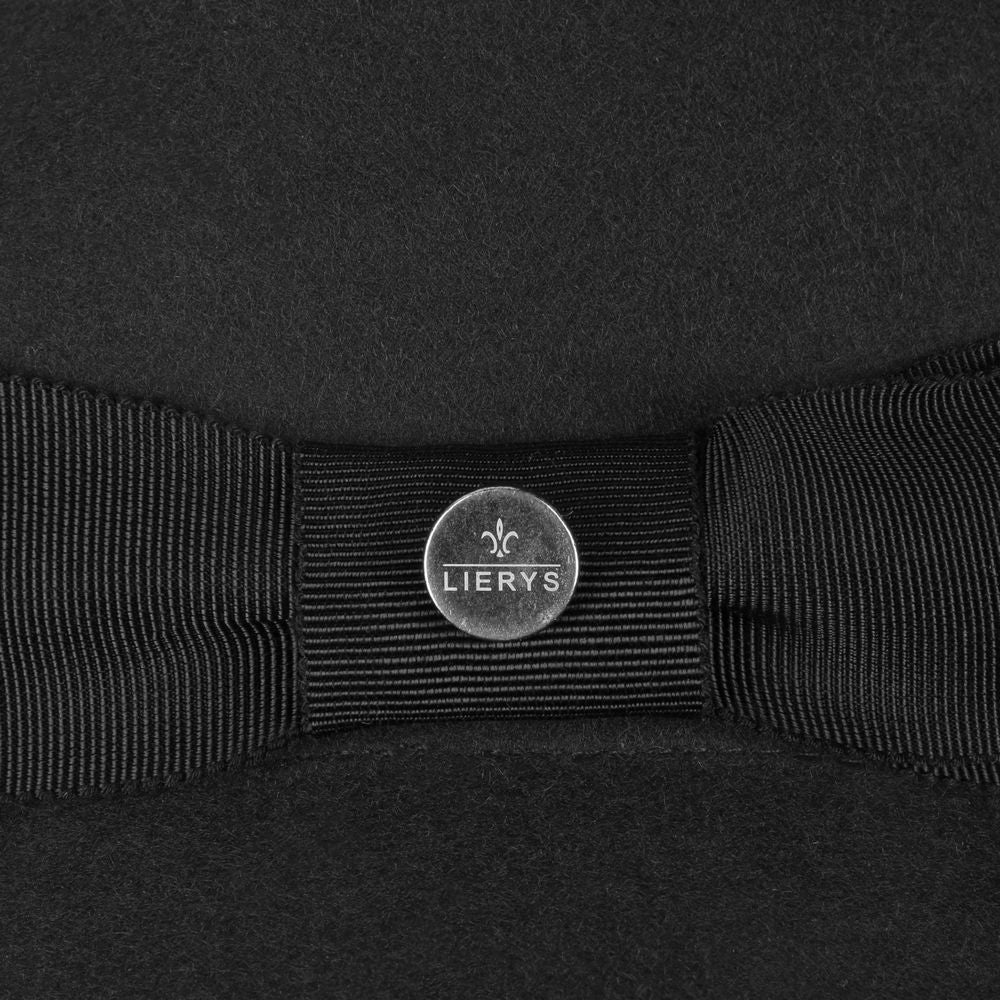 Trilby Woolfelt by Lierys - Sort Uld Hat - Trilby Hat fra Lierys hos The Prince Webshop
