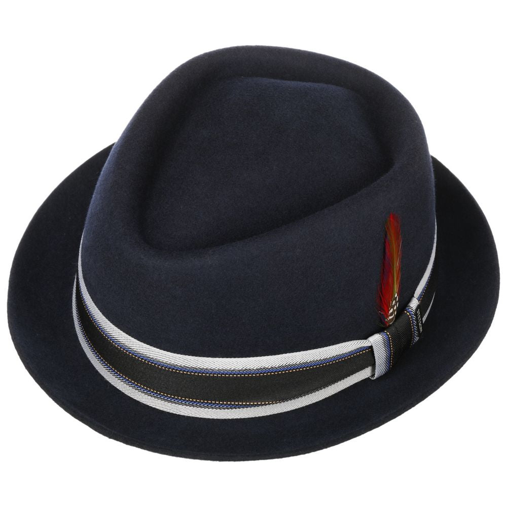 Stetson Diamond Woolfelt - Navy Uldfilt Hat - Hat fra Stetson hos The Prince Webshop