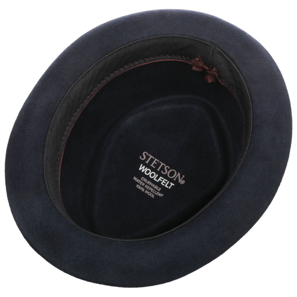 Stetson Diamond Woolfelt - Navy Uldfilt Hat - Hat fra Stetson hos The Prince Webshop