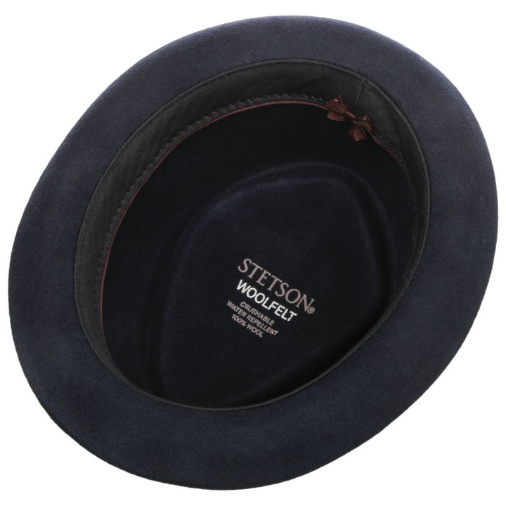 Stetson Diamond Woolfelt - Navy Uldfilt Hat - Hat fra Stetson hos The Prince Webshop