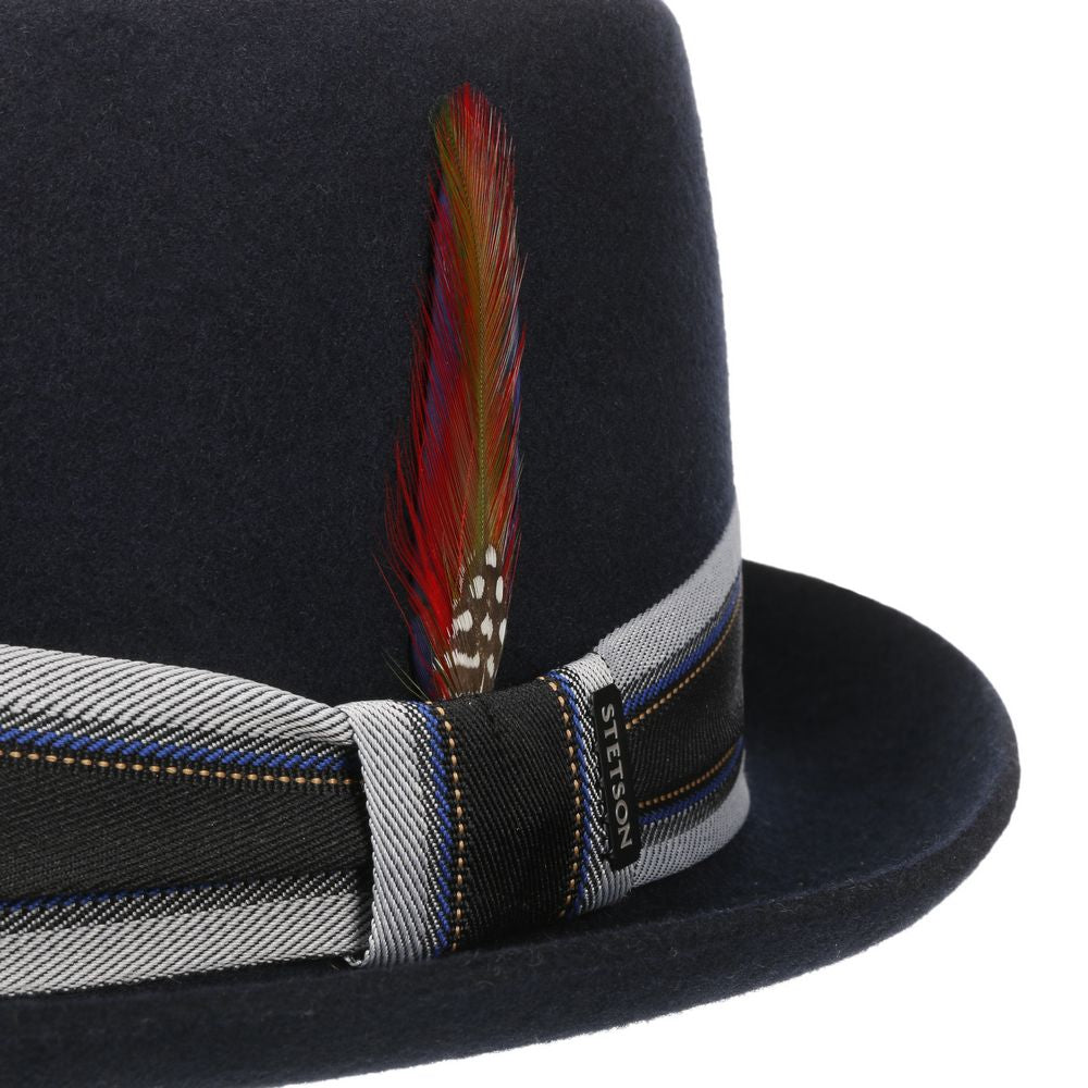 Stetson Diamond Woolfelt - Navy Uldfilt Hat - Hat fra Stetson hos The Prince Webshop