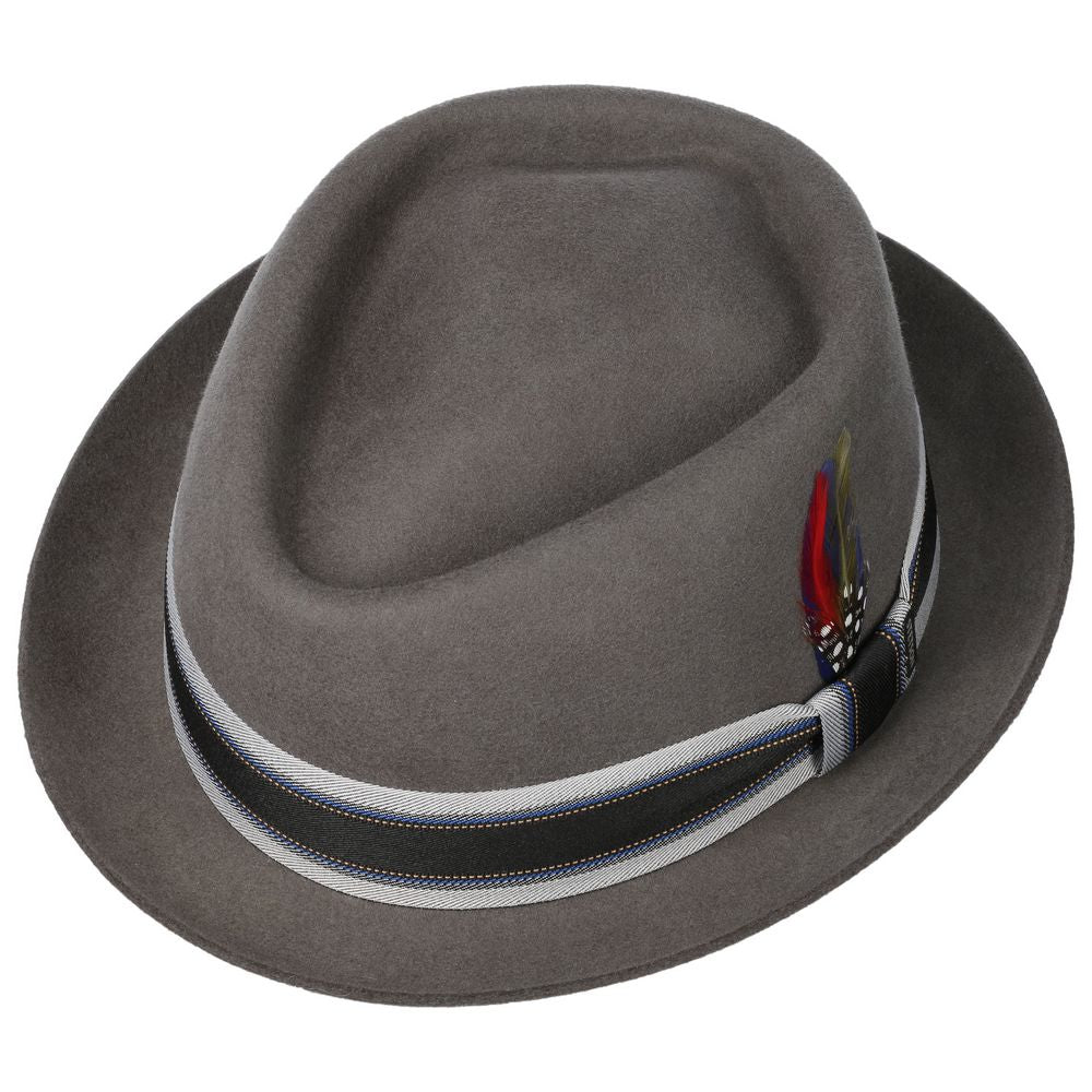 Stetson Diamond Woolfelt - Antracit Uldfilt Hat - Hat fra Stetson hos The Prince Webshop