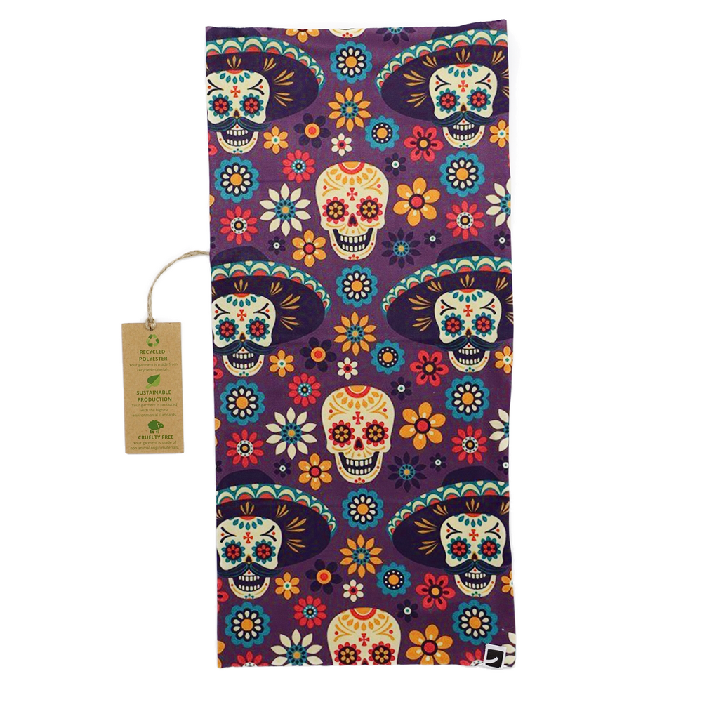 Mexican Skull Bandana - Multifunktions Tørklæde - Halstørklæde fra Scarf Designers Berlin hos The Prince Webshop