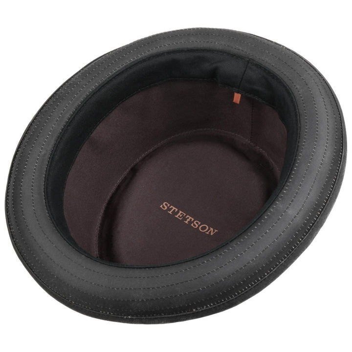 Stetson Porkpie CO/PES Deep Black - Pork Pie fra Stetson hos The Prince Webshop