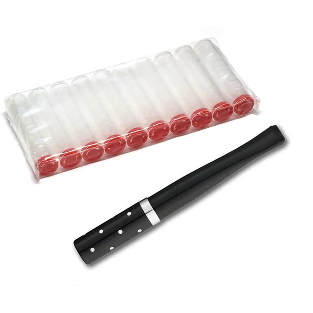 Elegant Cavalier Star Automatic Cigaret Holder - Sort - Cigaret Holder fra Denicotea hos The Prince Webshop
