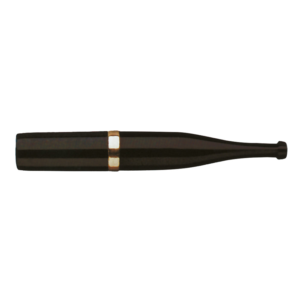 Ibiza Slim Cigaret Holder Black & Gold Ring - med 10 Filtre - Cigaret Holder fra Denicotea hos The Prince Webshop