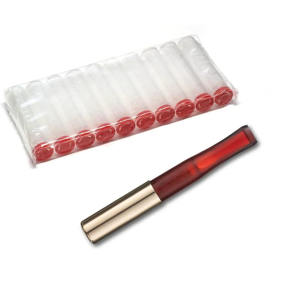 Denicotea Miny Automatic Cigaret Holder - Rav/Guld - Cigaret Holder fra Denicotea hos The Prince Webshop