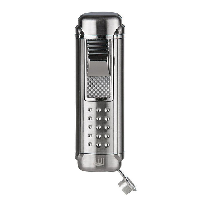 Winjet Cigar Lighter 4 x Jet Chrom Satin m/Puncher - Lighter fra Winjet hos The Prince Webshop