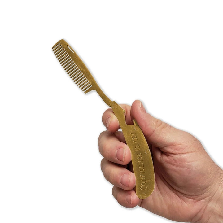 Trixie & Milo - Folding Beard & Mustache Comb - Kam fra Trixie & Milo hos The Prince Webshop