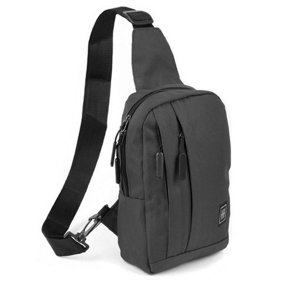 Crossbody Sling Bag - Charcoal med Vendbar Strop - Taske fra Westend hos The Prince Webshop
