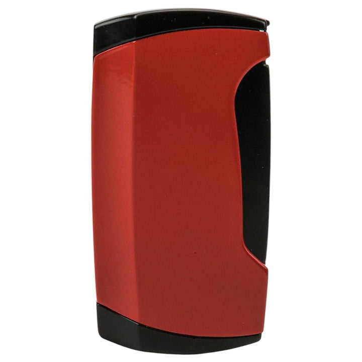 JEAN CLAUDE Diego 2 Jet Cigar Lighter med Puncher - Rød - Lighter fra Jean Claude hos The Prince Webshop